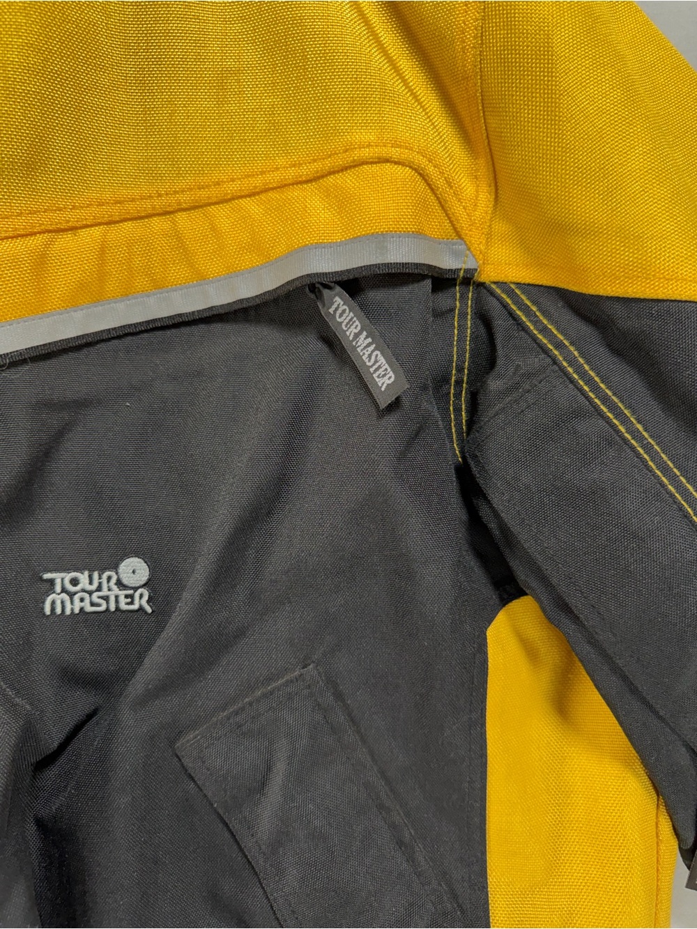 Cortech Tour Master Advanced Sport Jacket L Black Yellow Liner Moto - Picture 4 of 12